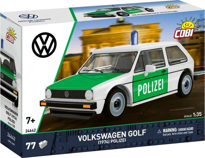 Cobi Volkswagen Golf I (1974) Polizei 1:35 - građevni set