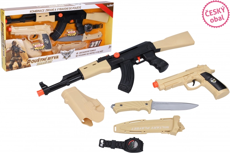 Set igračaka Puška pustinjska bitka 52 cm – hrvatsko pakiranje