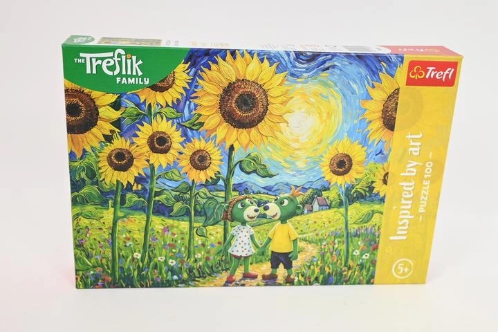 Trefl Inspired by Art puzzle 100 dijelova šetnja među suncokretima