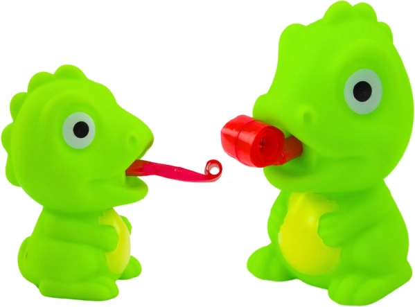 Gumeni dinosaurus s izbočenim jezikom, zeleni, 8 cm