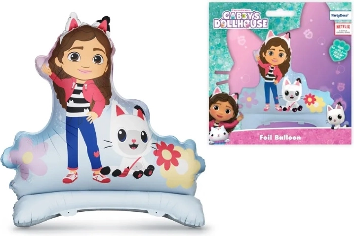 Stojeći folijski balon Gabby’s Dollhouse (Koci Domek Gabi) 92 × 90,5 cm - 1 komad
