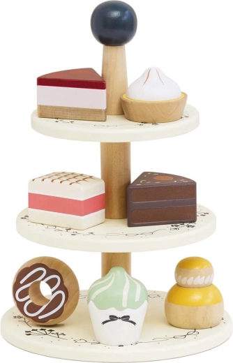 Le Toy Van Three-Tier Wooden Sweet Stand