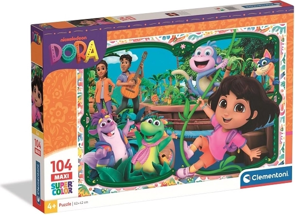Clementoni Maxi Puzzle Dora SuperColor 104 Pieces