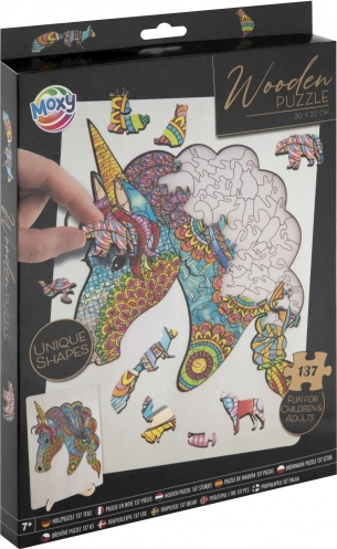 Drvene Puzzle Jednorog 137 Dijelova
