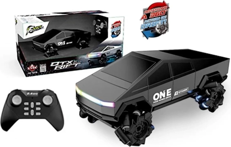 Futuristic remote-controlled RC car