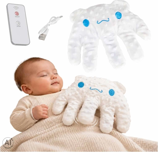 Soothing baby pillow with hand tapping function - 1 piece
