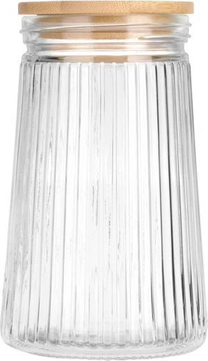 Hermetički bambusov poklopac sa silikonskom brtvom