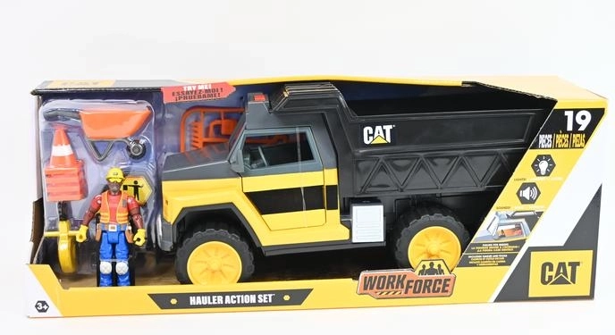 CAT radni kiper s efektima, 34 cm, figurica i pribor