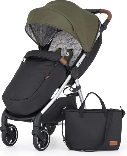 Petite&Mars sportska kolica Royal3 silver mature olive