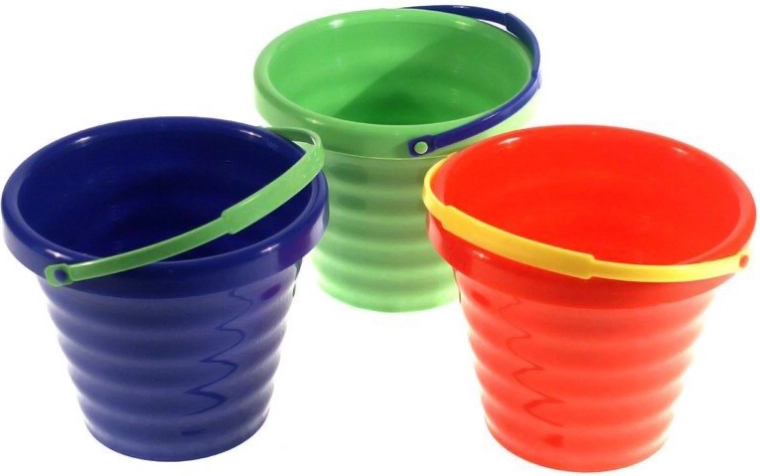 Dječja kantica za pijesak 16 cm s ručkom 1,4 l - 1 komad