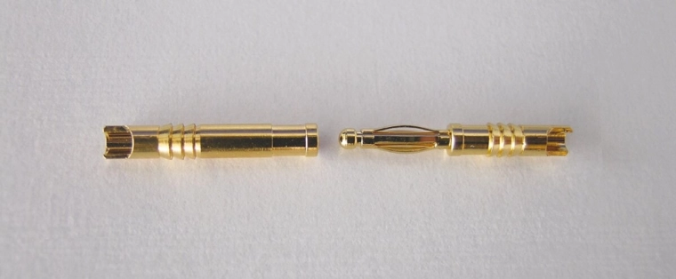 2 mm Gold Contacts, Male and Female, 100 Pieces JAMARA