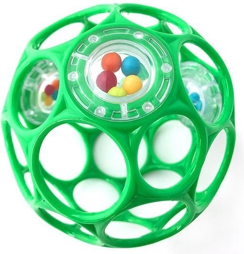 Oball zveckajuća loptica Rattle seafoam 10 cm