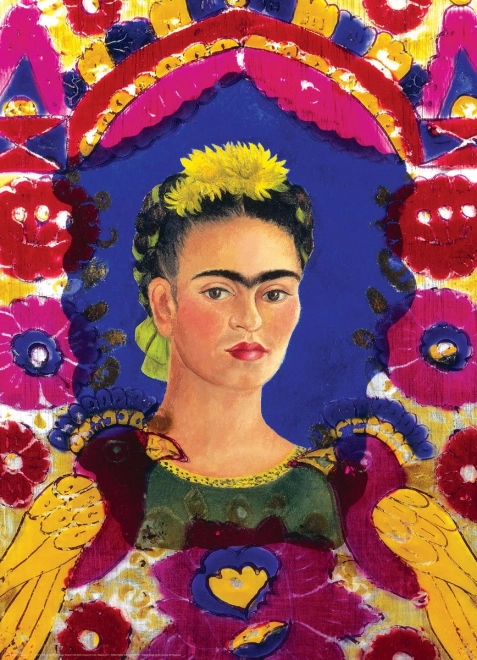 Puzzle portret Fride Kahlo u okviru 1000 dijelova EUROGRAPHICS