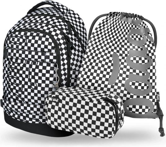 Baagl Set 3 Školski Skate Max: Ruksak, Pernica i Vrećica