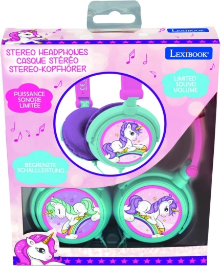 Foldable Wired Children's Unicorn Headphones