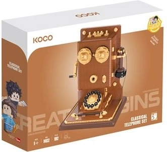 KOCO građevinski set retro telefon - 1 komad