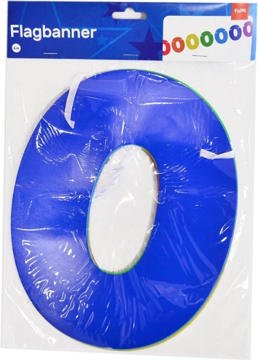 Papirnata girlanda broj 0, 6 m