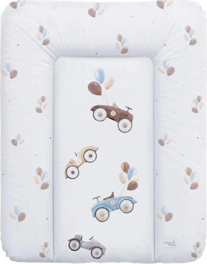 Ceba Baby mekana podloga za previjanje Retro Cars 50 × 70 cm
