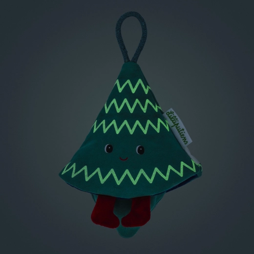 Lilliputiens Christmas plush decoration – blue elf Titti