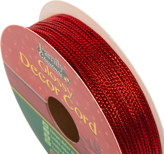 Shiny decorative cord 10 m - 1 piece