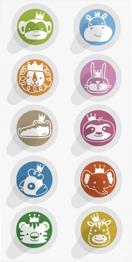 Chicco šarene naljepnice nakon uboda insekata, 30 kom