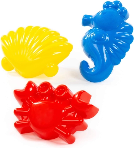 Kalupi za pijesak – morske životinje (set 3 kom)
