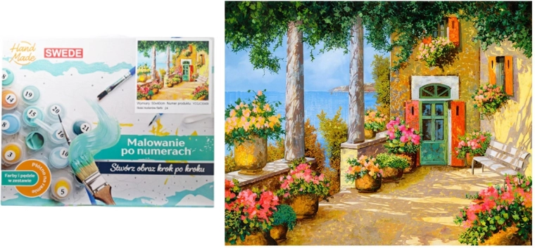 Slikanje po brojevima – terasa s pogledom na more