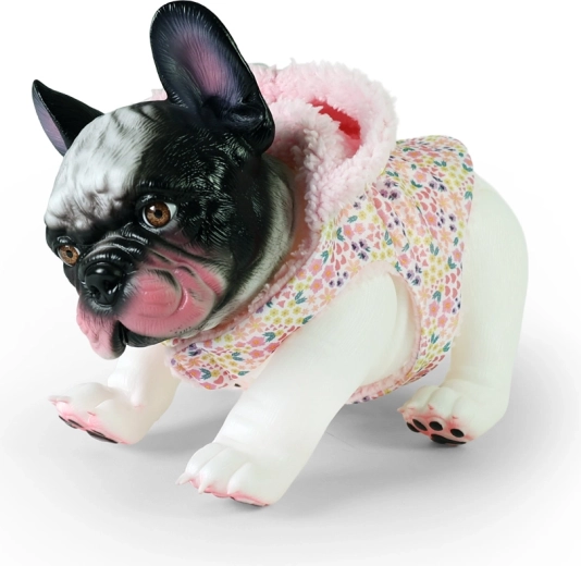 Francuski buldog u odjevnoj kombinaciji – vinilna figurica psića 26 cm