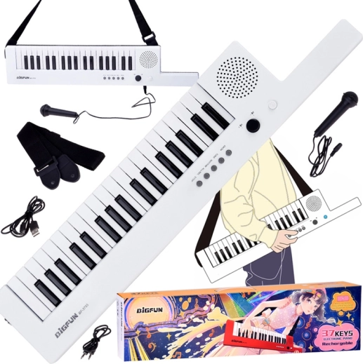 Dječje elektroničke klavijature BIGFUN s 37 tipki, remenom i mikrofonom
