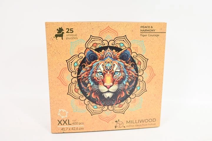 Milliwood Peace and Harmony – Tiger wooden puzzle 400 pieces