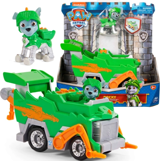 Paw Patrol viteško spasilačko vozilo Rocky s figuricom