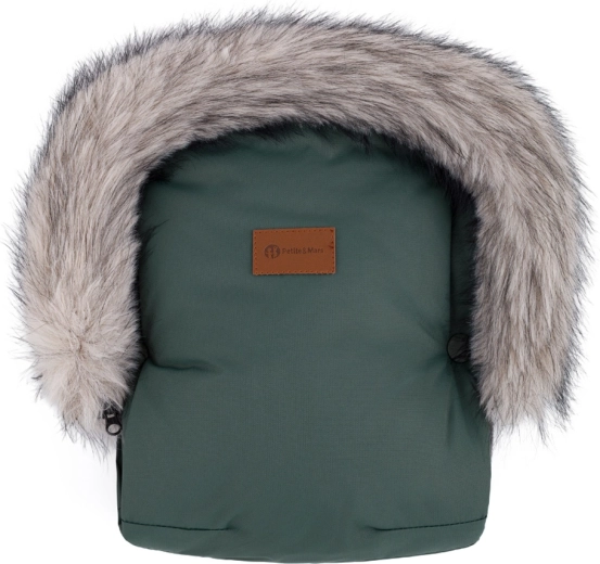 Petite&Mars rukavice za kolica Furry Veritable khaki