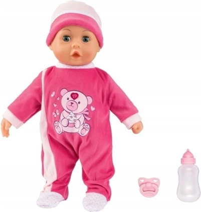 Bayer Bobas Interactive Baby Doll with First Words, 38 cm