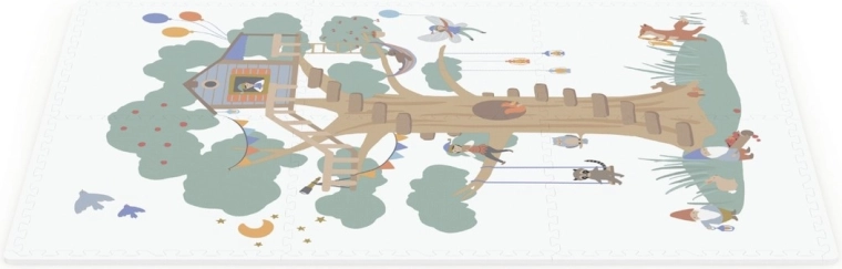 Velika površina s motivom Treehouse i jednostavno održavanje