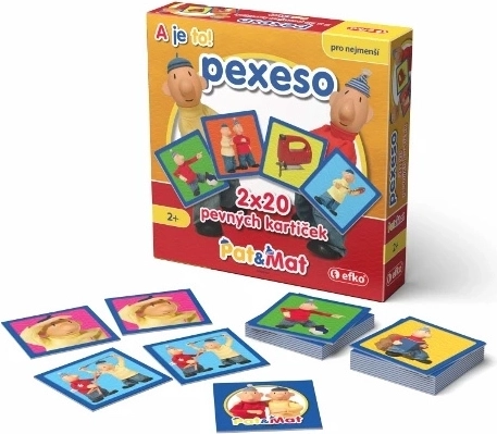 Efko dječji memory u kutiji Pat i Mat – 20 parova