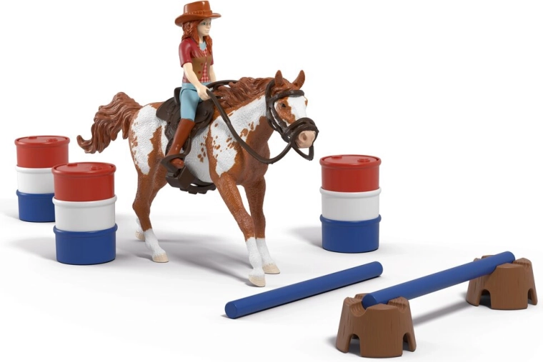 Schleich Horse Club Hannah s konjem i preprekama – kaubojska pustolovina