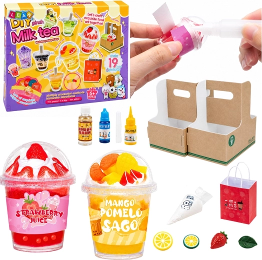 Kreativni DIY set mini napitaka – milk tea i bubble tea