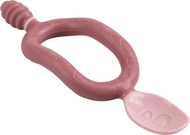 2-in-1: teether and spoon in one