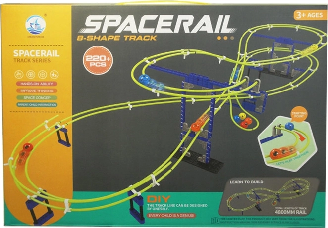 Dvokatna kuglična staza u obliku osmice