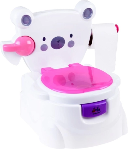 Interactive 3-in-1 Children's Potty with Sound – Pink