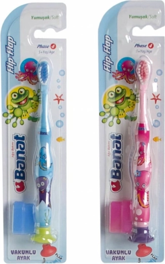 BANAT FlipFlap Junior Soft dječja zubna četkica, mekana, 5+