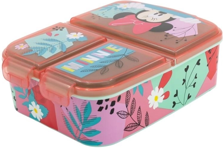 Kutija za užinu Minnie Mouse s pretincima - 1 komad