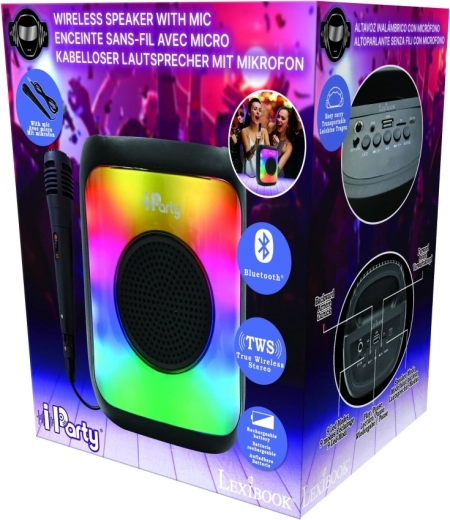 Lexibook iParty Bluetooth karaoke zvučnik s mikrofonom