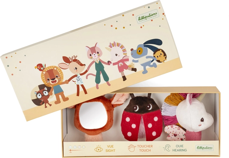Lilliputiens senzorički set zvečki – jednorog Lena
