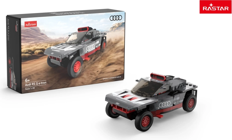 Građevinski set auto Audi RS Q e-tron 1:30 sivi Rastar - 1 komad