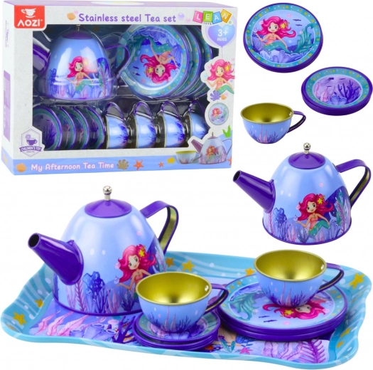 Metal Tea Set for Children – Mermaid