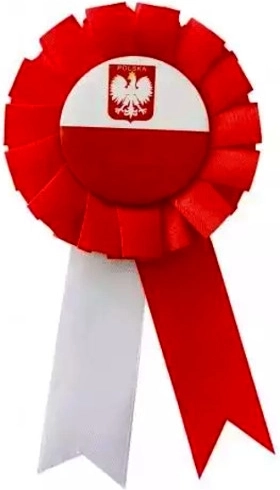 National cockade, white-red