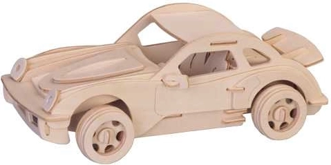 Drvena 3D Puzzle Porsche