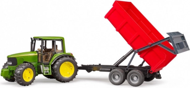 Tipping trailer for transporting cargo