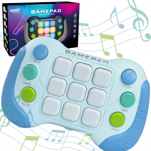 Elektronička igra WOOPIE Pop-It Fidget Toy Gamepad plavi